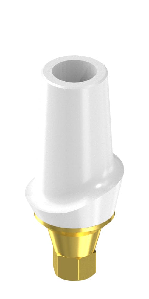 BIONIKA Cortical, Zircon abutment, with titanium base, straight, positioned