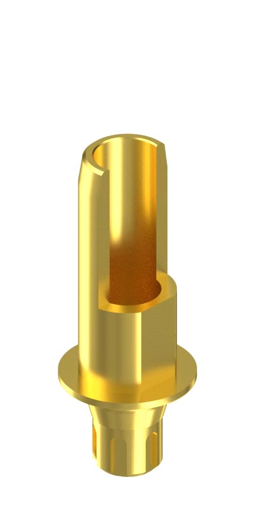 BIONIKA Cortical, Tube abutment, PCT stepped, implant level, positioned