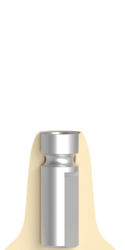 Bioplant, Implant analog, digital, with screw, aluminum