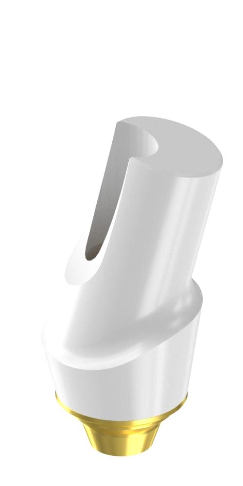 BIONIKA Cortical, Zircon abutment, with titanium base, angled, non-positioned