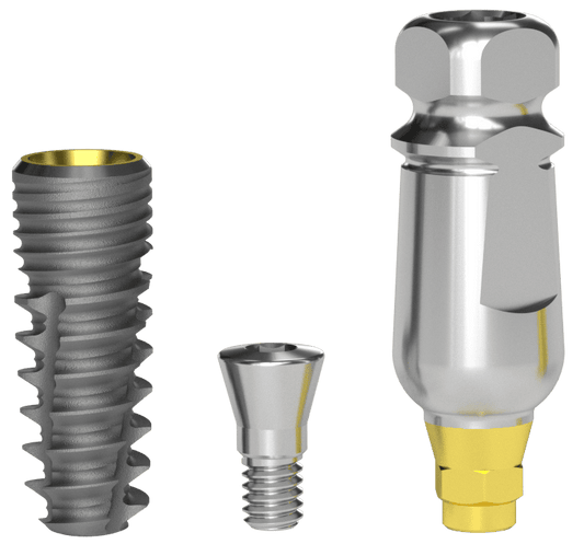 Ecoplant Implant with Cover screw + Multifunctional head