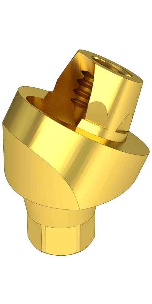ASTRA TECH® OsseoSpeed® TX (AS) Compatible, Multi-unit abutment, oblique, through-bolted