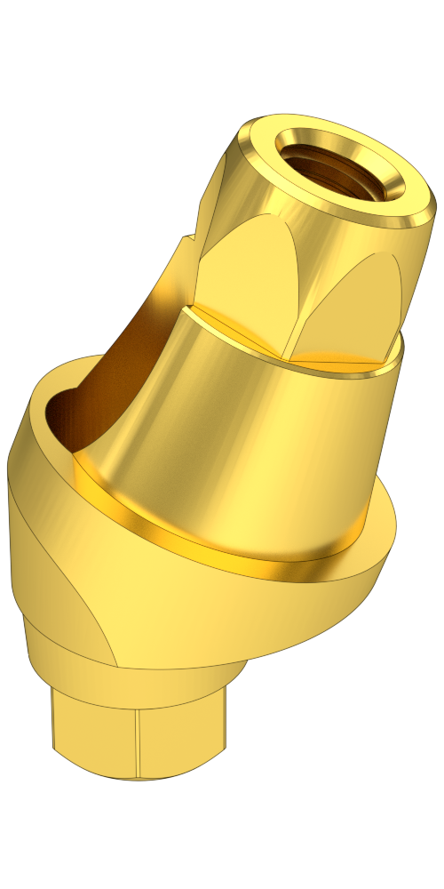UNIFORM MEGAGEN® Anyridge® (MG) Compatible, Multi-unit SR abutment, oblique, positioned