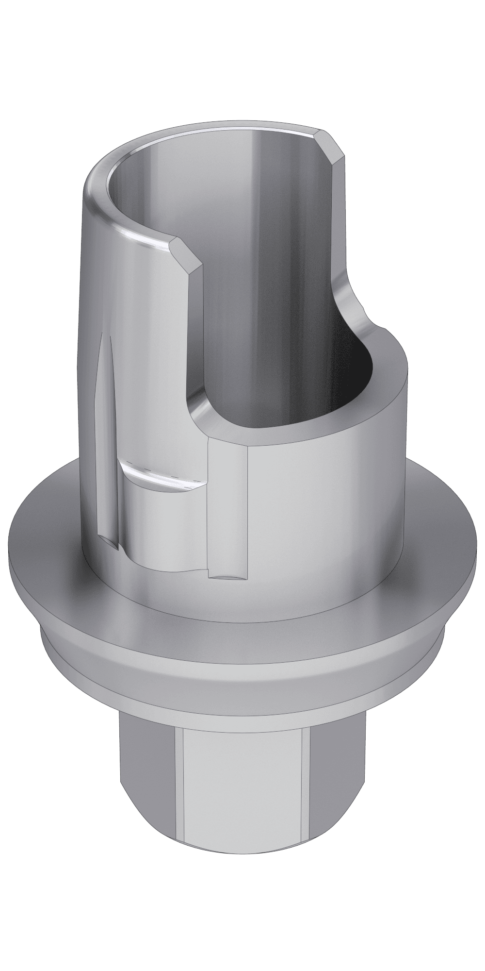 UNIFORM SIC® ace® max® (SI) Compatible, Flexi (PCT) base, implant level, positioned