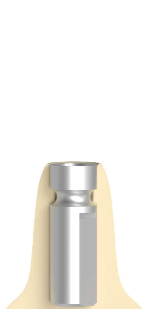 PerioType® (PT) Compatible, Implant analog, digital, with screw, aluminum