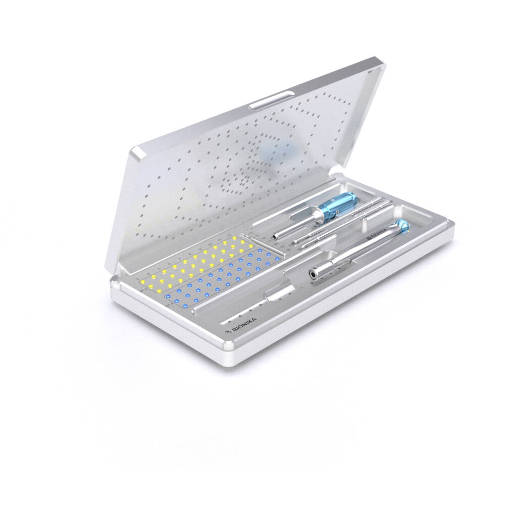 Screwdriver set with replaceable insert, with 60 screw pcs