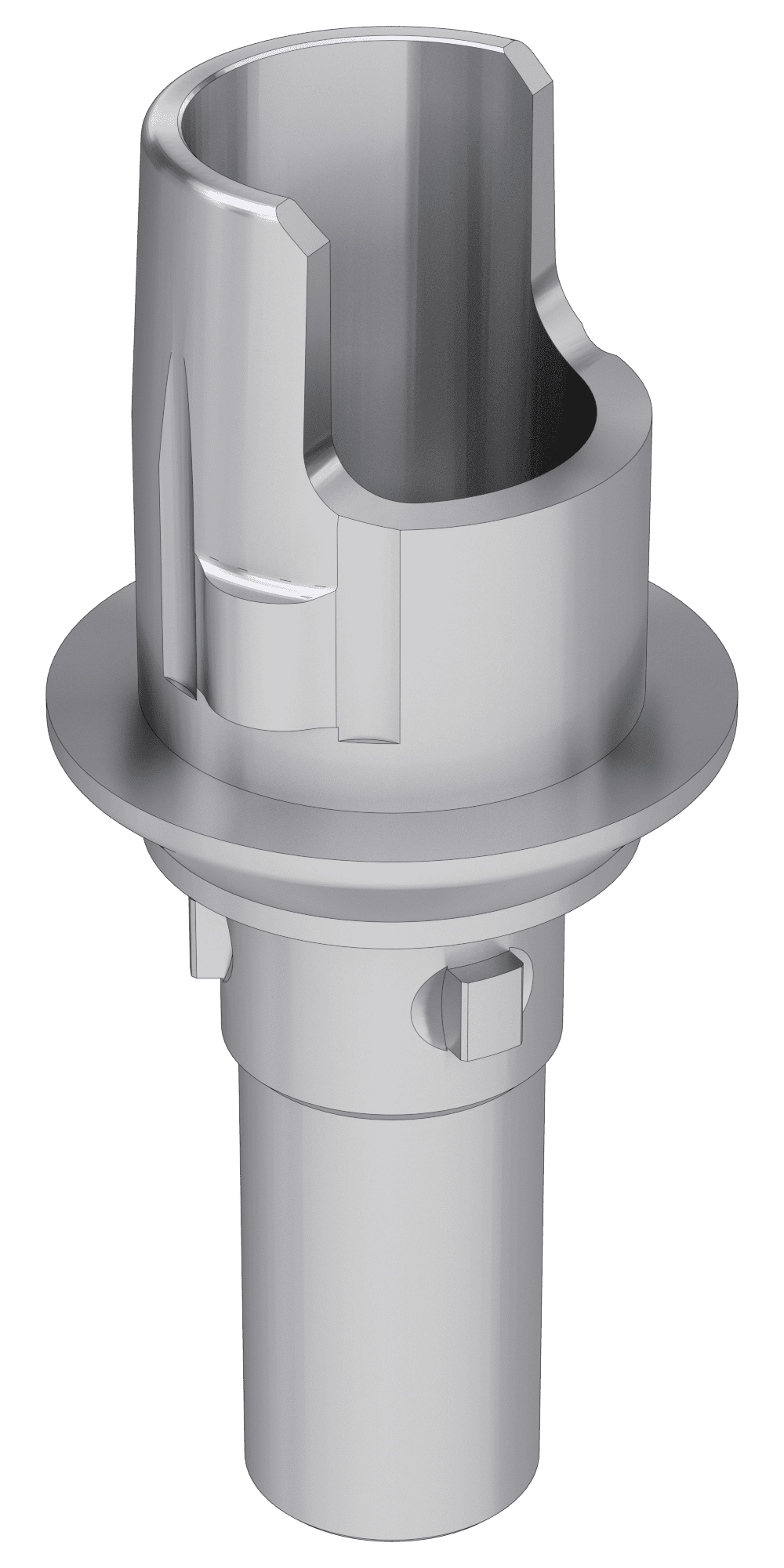 BIONIKA Cortilog PCL, Flexi (PCT) base, implant level, positioned