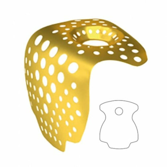 Titanium membrane, 3D Builder "A" form, convex