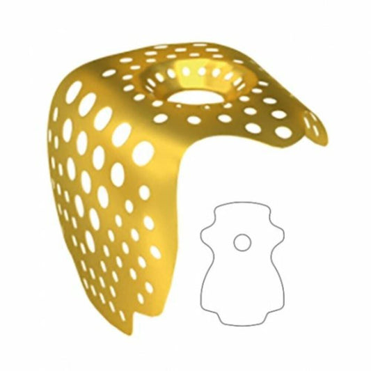 Titanium membrane, 3D Builder "B" form, convex
