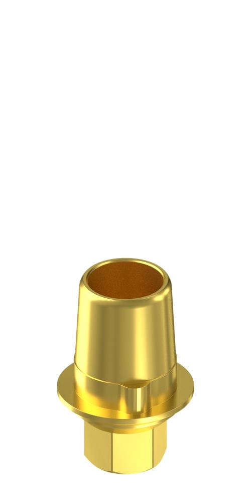 UNIFORM Implant Direct® Legacy® (LG) Compatible, Titanium base, implant level, positioned