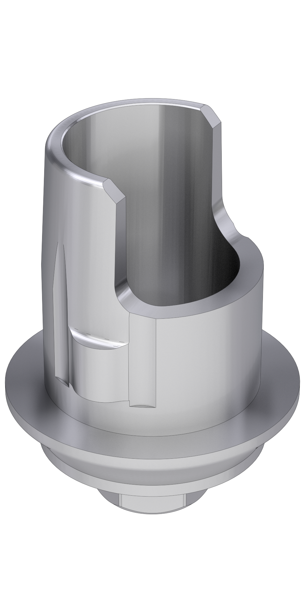 UNIFORM Thommen® (TH) Compatible, Flexi (PCT) base, implant level, positioned
