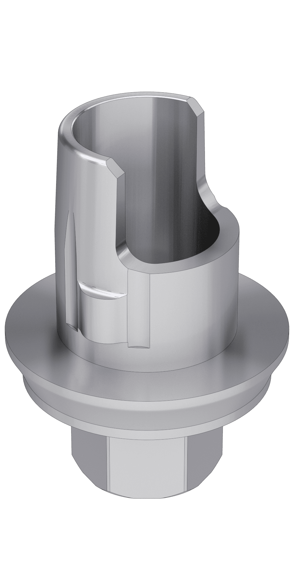 UNIFORM Thommen® (TH) Compatible, Flexi (PCT) base, implant level, positioned