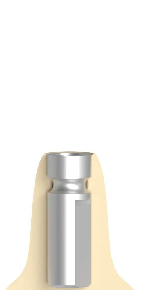 Dentum, Implant analog, digital, with screw, aluminum